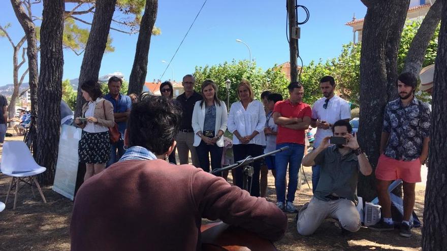 Presentación del festival Nigrán Vive, esta mañana, en Praia América. / FdV