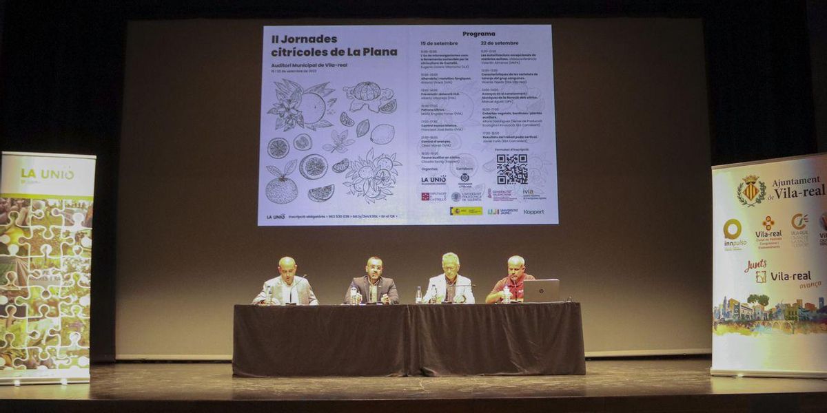 Imagen de las II Jornadas Citrícolas de La Plana que celebra La Unió en Vila-real.