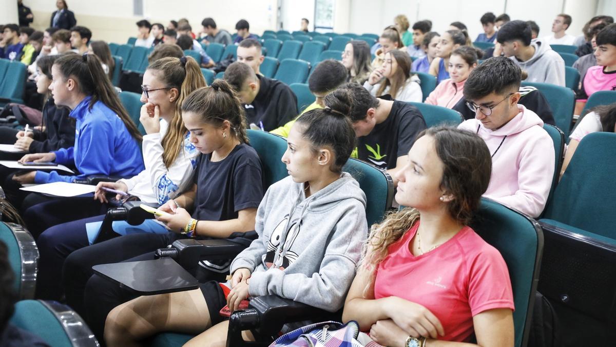 Imagen de los alumnos de Ciencias del Deporte.