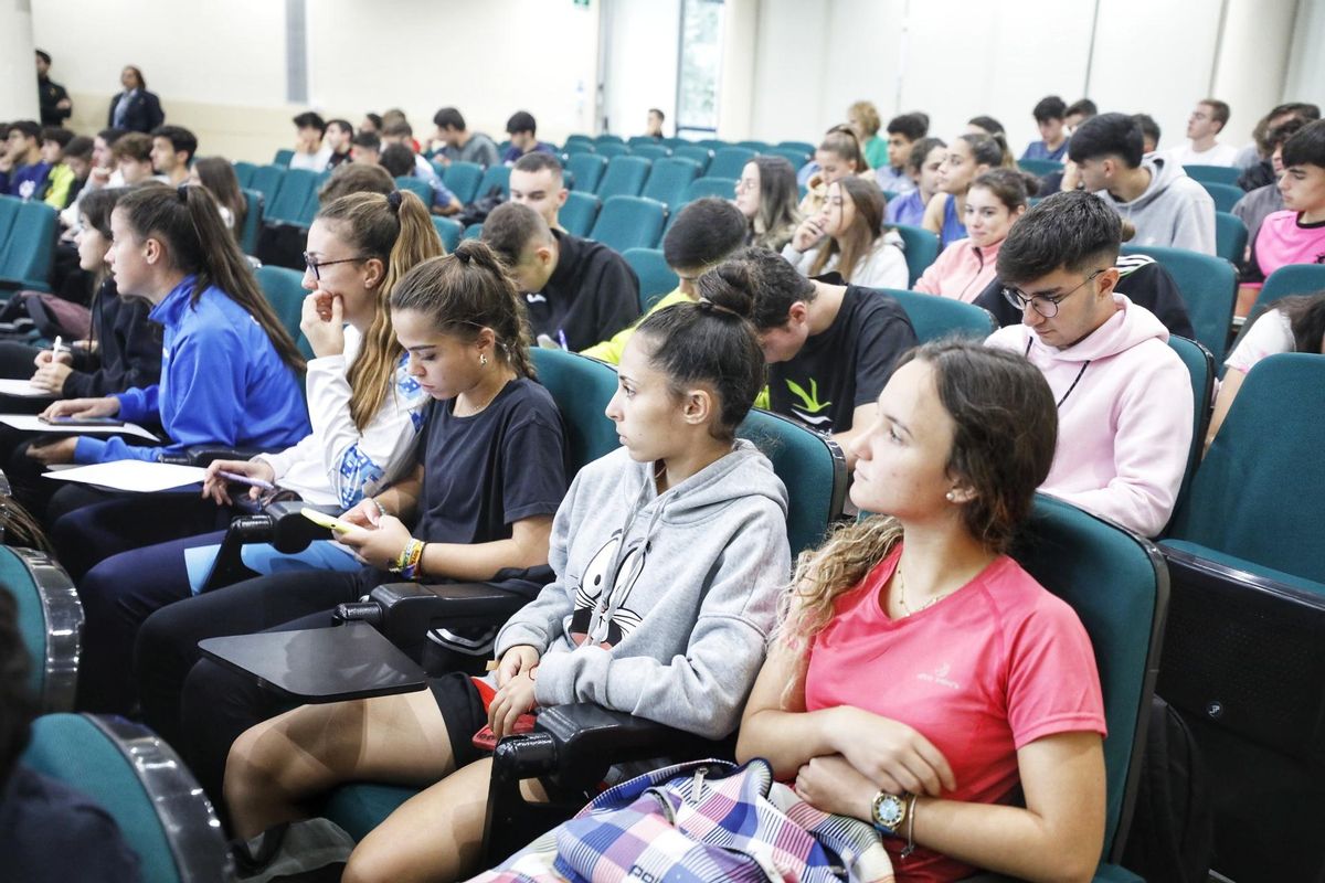 Imagen de los alumnos de Ciencias del Deporte.
