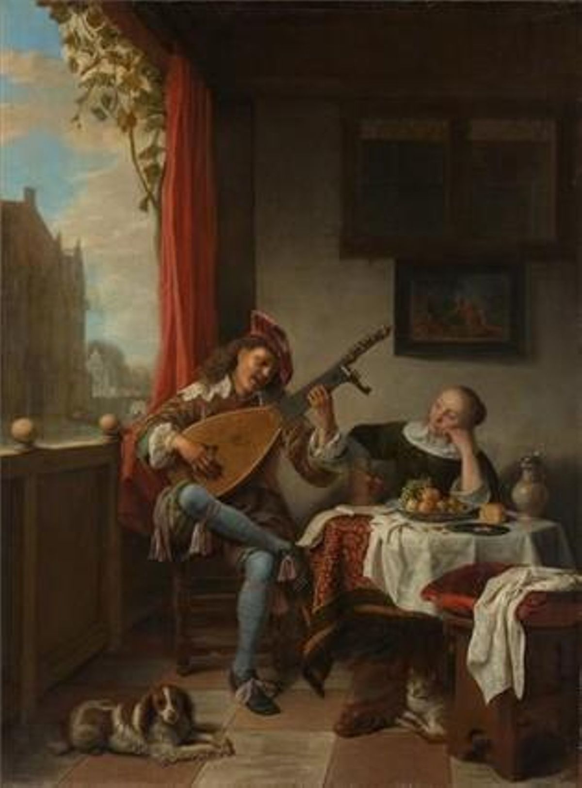 ’Home tocant el llaüt’, d’Hendrick Martenszoon Sorg.