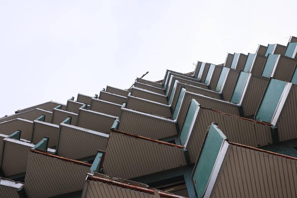 El antiguo edificio de Silicosis.
