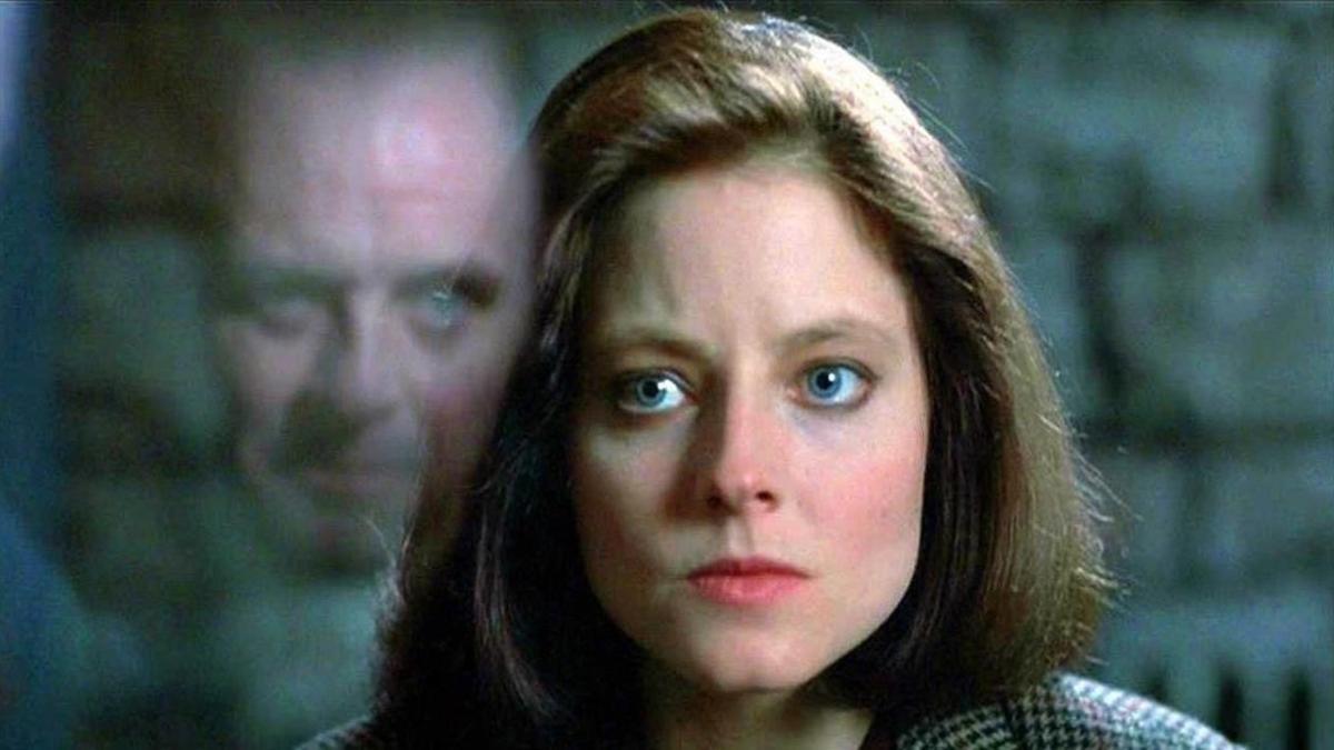 Anthony Hopkins y Jodie Foster, en un fotograma de 'El silencio de los corderos', de Jonathan Demme.