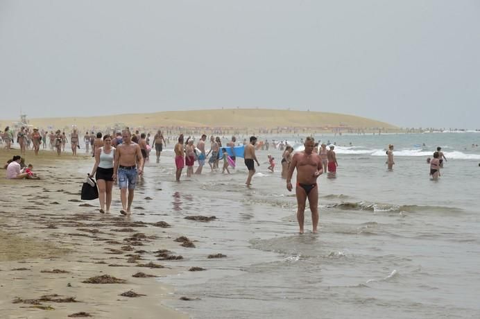 Calima en Maspalomas