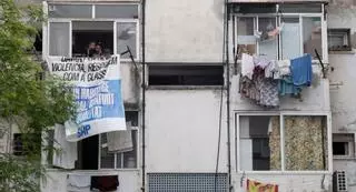 Cargas policiales en un desahucio en Son Gotleu
