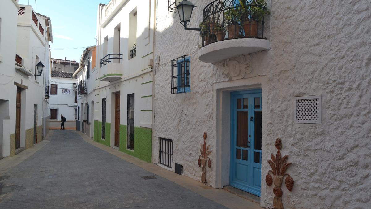 Edificios del casco antiguo de Calp.