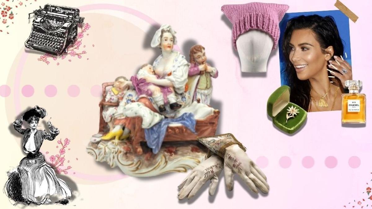 Del anillo de Kim Cardashian y el 'pussy hat' hasta los guantes perfumados, el alfiler de sombrero o la máquina de escribir Remington, cien objetos para la historia.