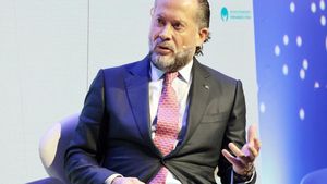 Juan Carlos Escotet, presidente de ABANCA, en un momento de su intervención.