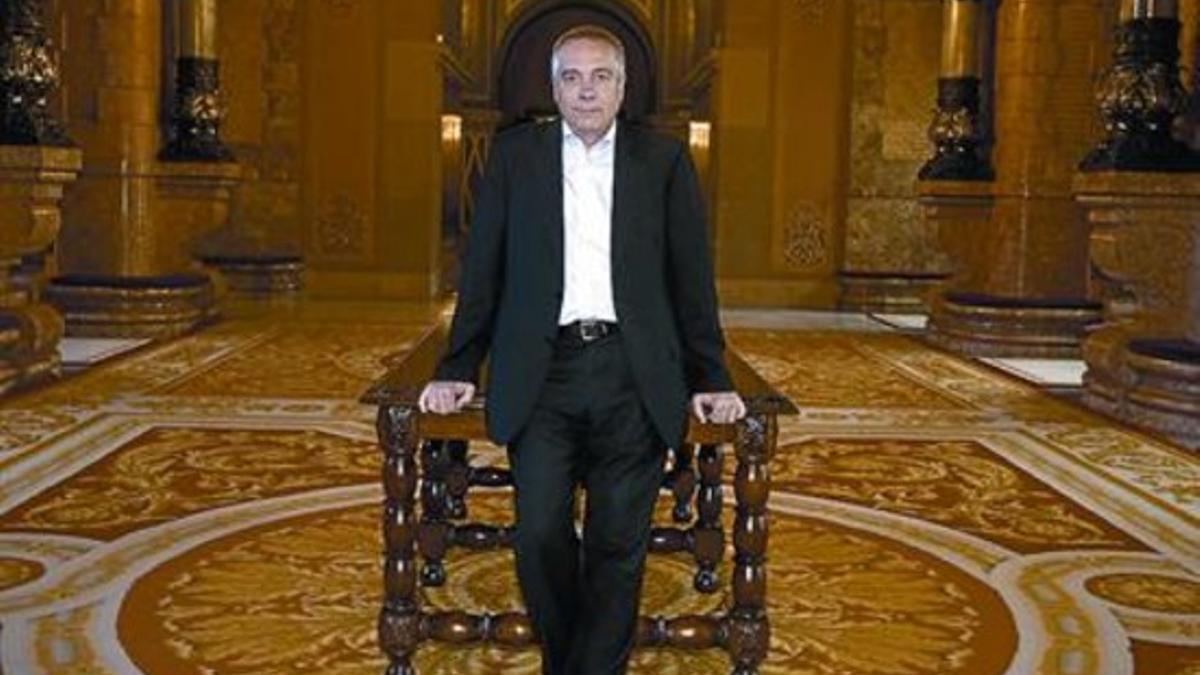 El primer secretario del PSC, Pere Navarro, la semana pasada en el Parlament.