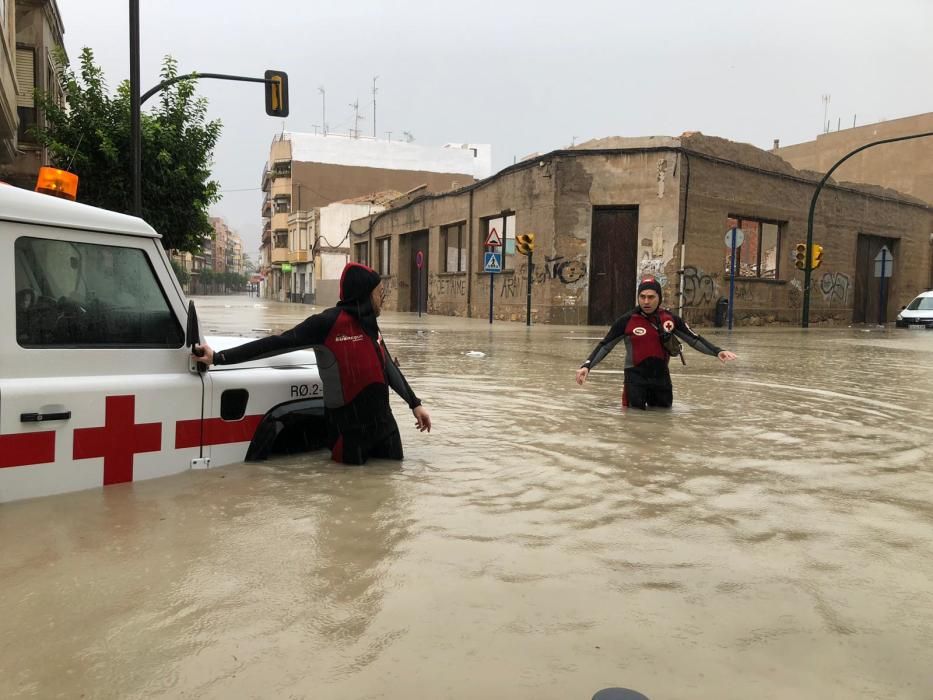 Una de las calles de Orihuela