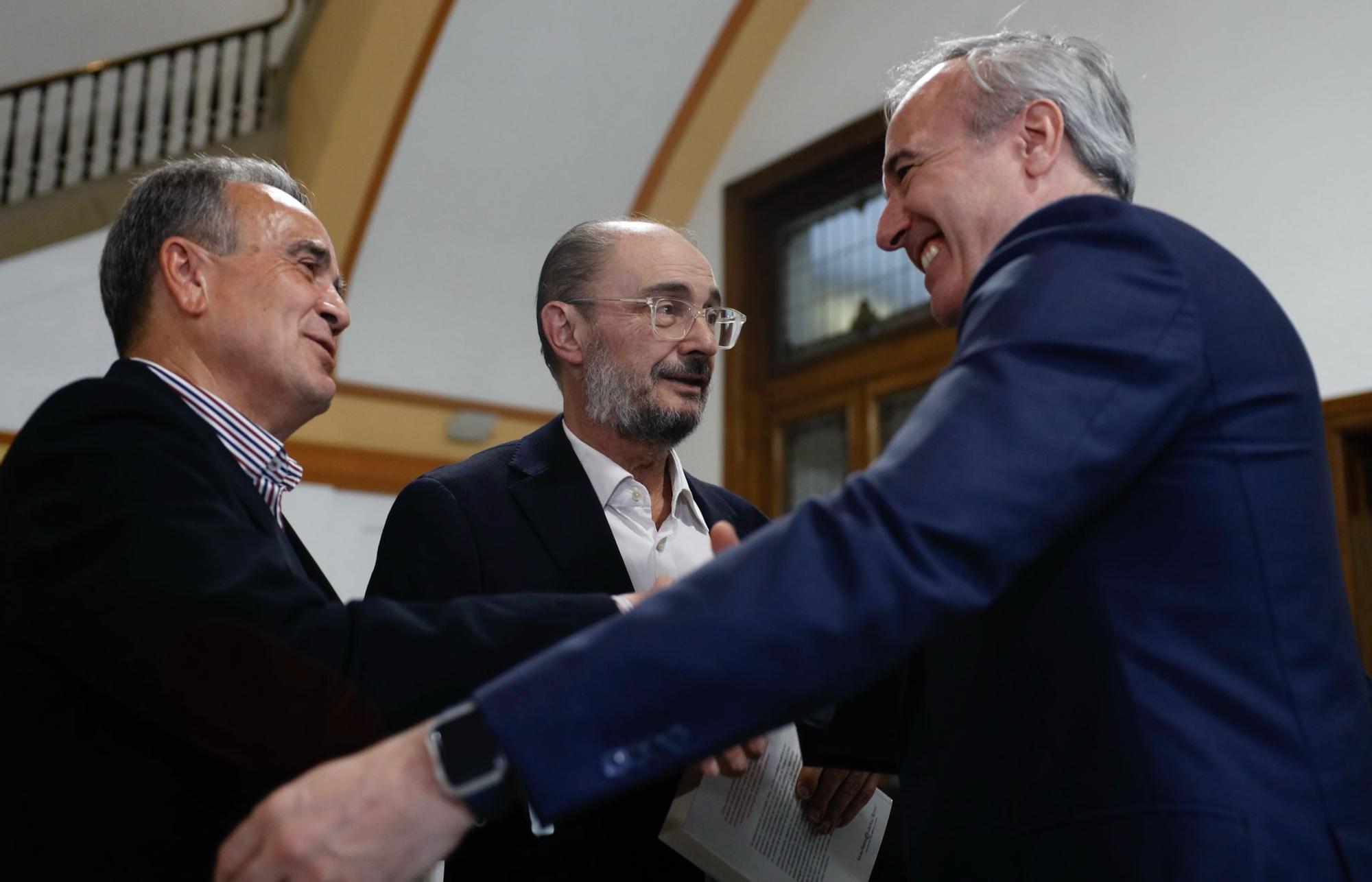 Presentación del libro de Javier Lambán 'Una emoción política'