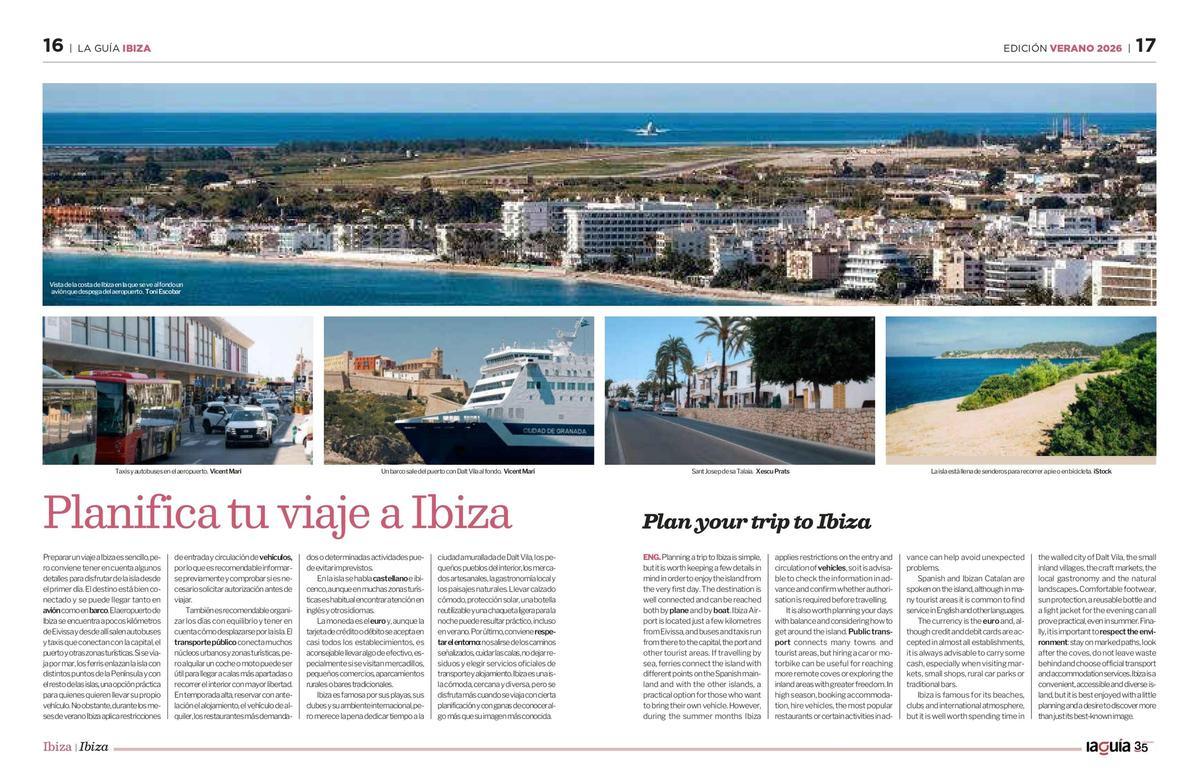 La Guía ofrece información práctica para viajar a las islas.
