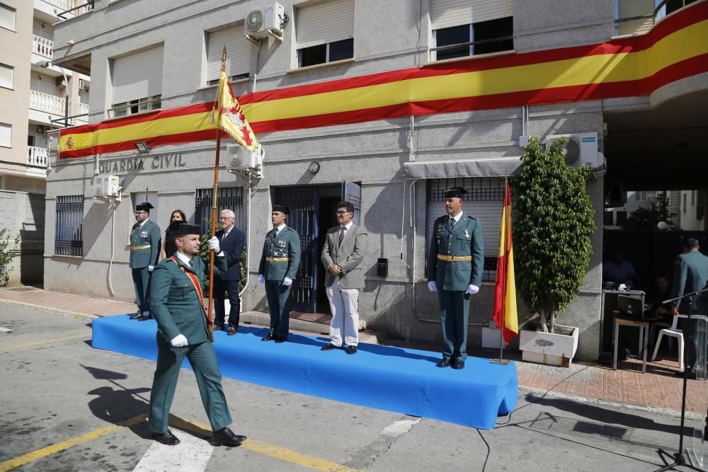 Misa y acto castrense en el cuertel de la Compañía de la Guardia Civil de Torrevieja y la Vega Baja el día de la Virgen del Pilar