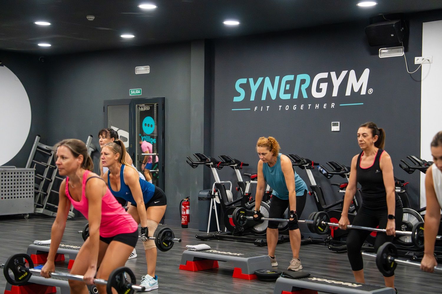 Un gimnasio de la cadena malagueña Synergym, que ha sido adqurida por el grupo Vivagym.