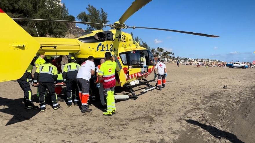 Sufre una parada cardiorrespiratoria en la Playa del Cochino, en San Bartolomé de Tirajana