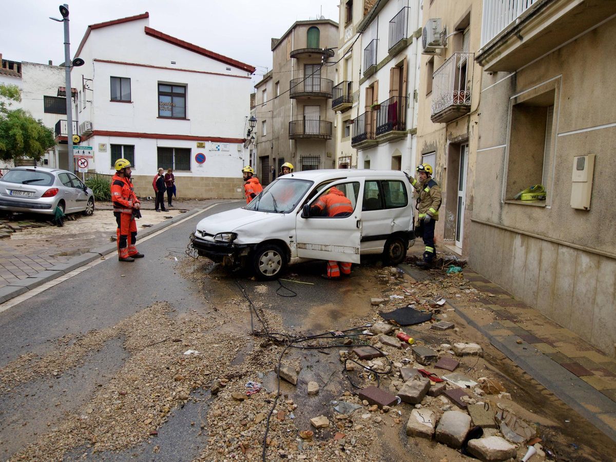 Destrozos provocados por la dana en Godall (Montsià)