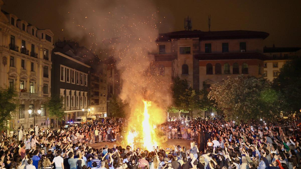 La hoguera de San Juan.