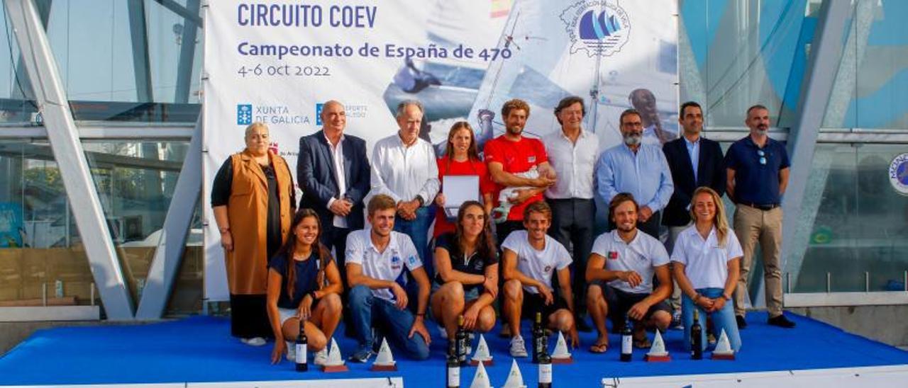 Entrega de premios en el Centro Galego de Vela.