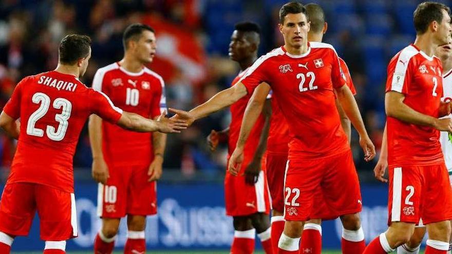 Schär (22), tras un partido con la selección de Suiza.