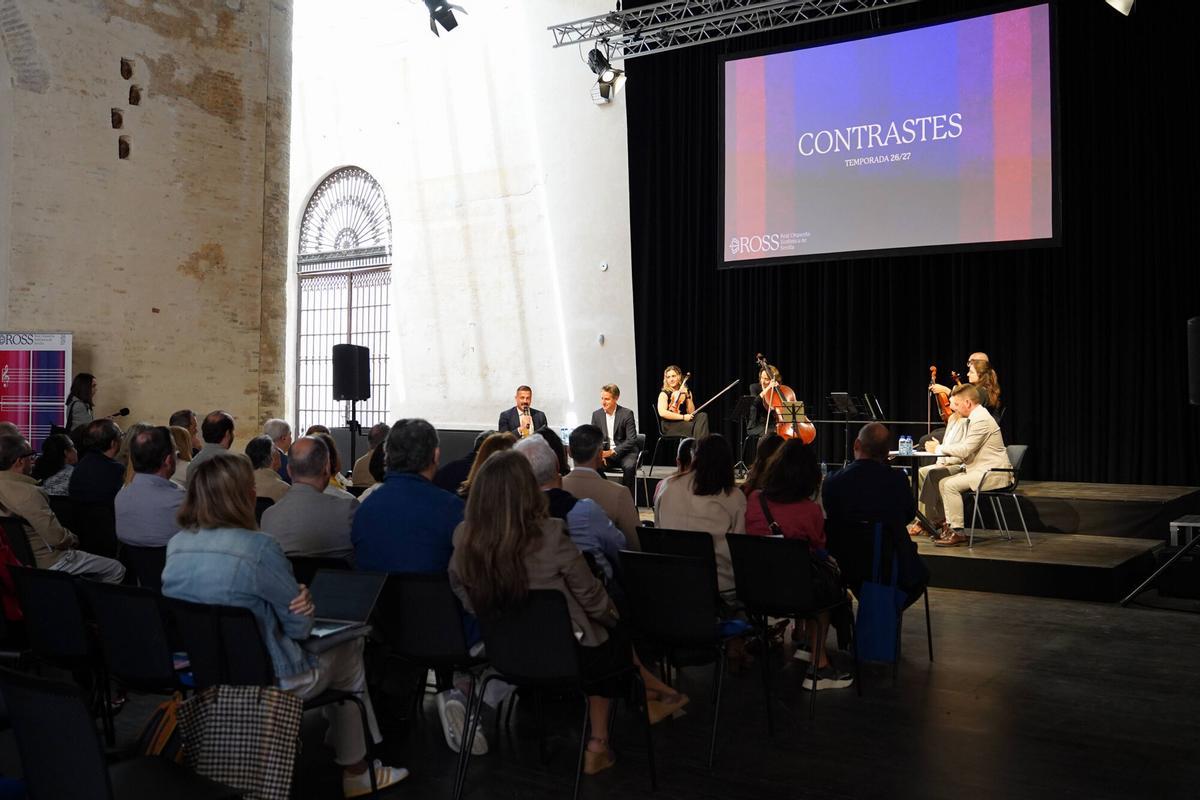 Presentación de la temporada 26/27 de la Real Orquesta Sinfónica de Sevilla (ROSS) en la Real Fábrica de Artillería de Sevilla