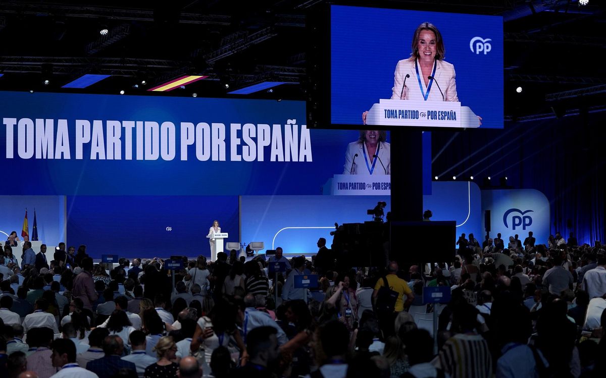 Cuca Gamarra. Congreso Nacional del Partido Popular.