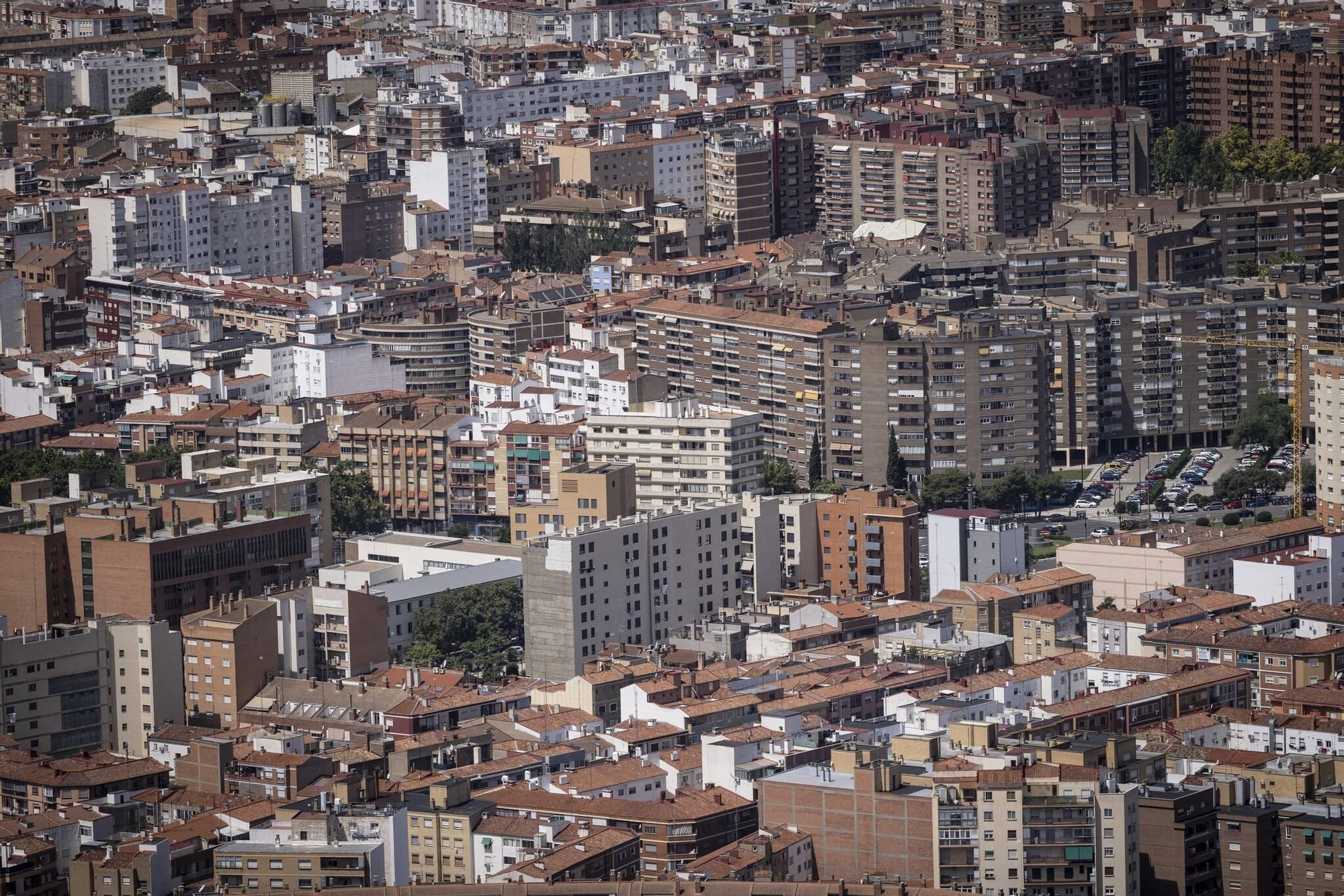 Así se ve Zaragoza desde el helicóptero de la Unidad Aérea de la Policía