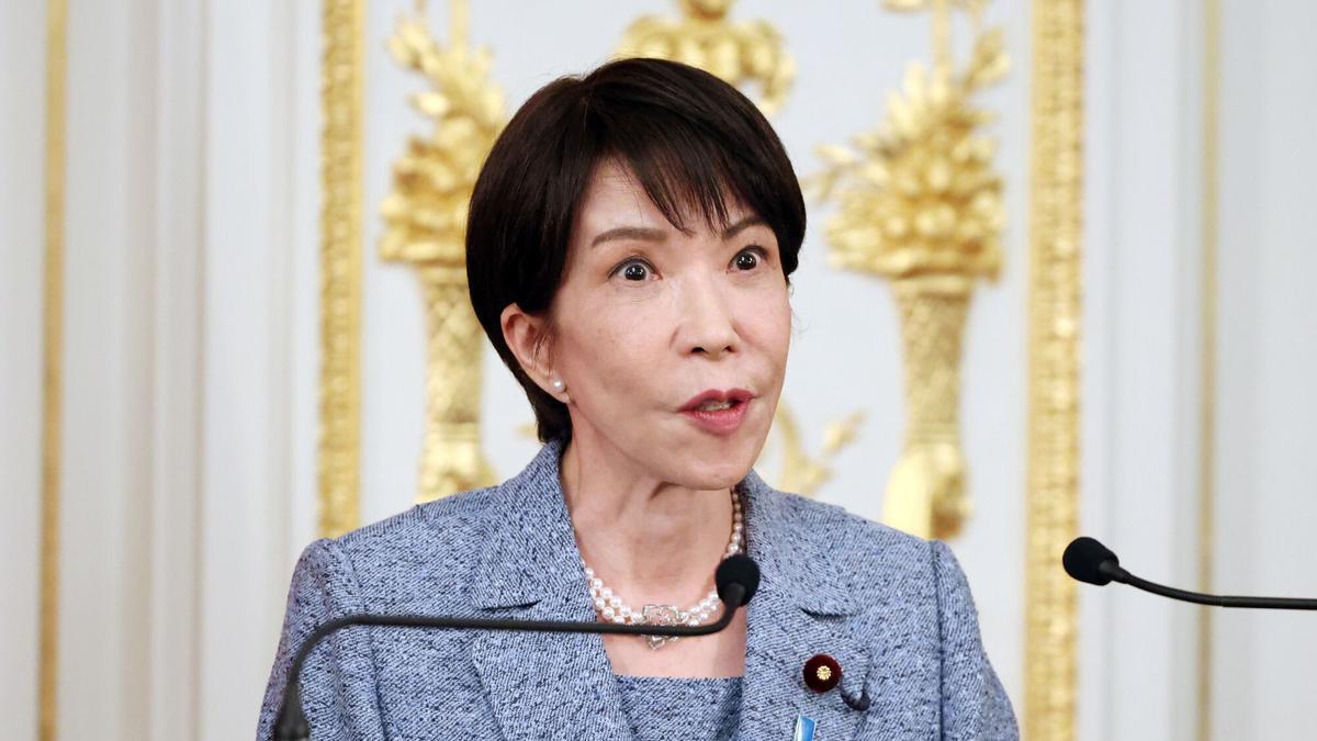 La primera ministra de Japón, Sanae Takaichi