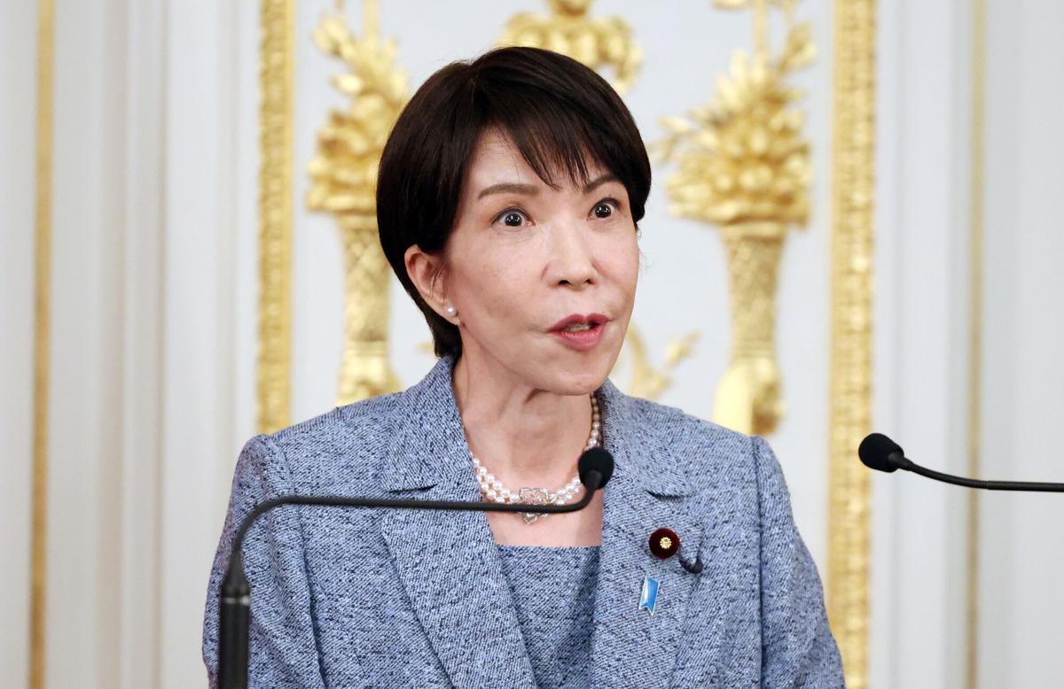 La primera ministra de Japón, Sanae Takaichi