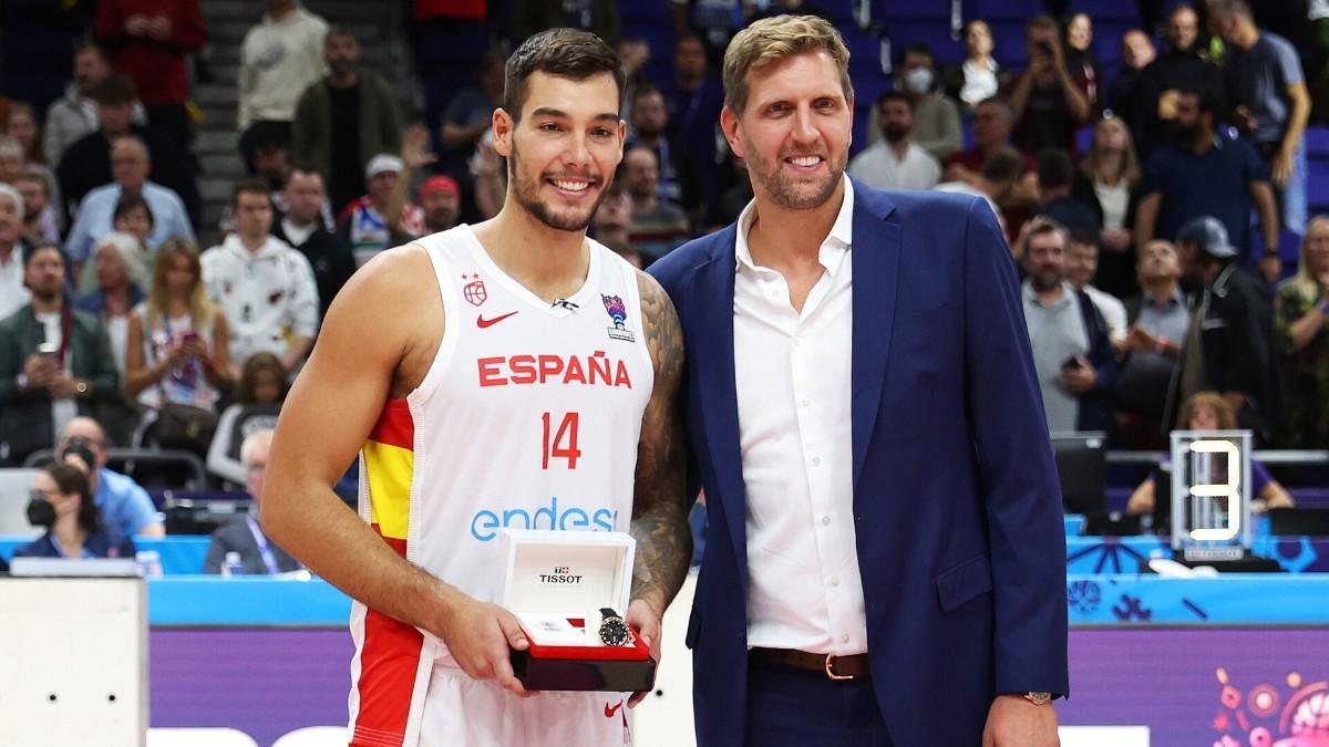 Willy Hernangómez was the 'MVP' of the Eurobasket that Spain won in 2022