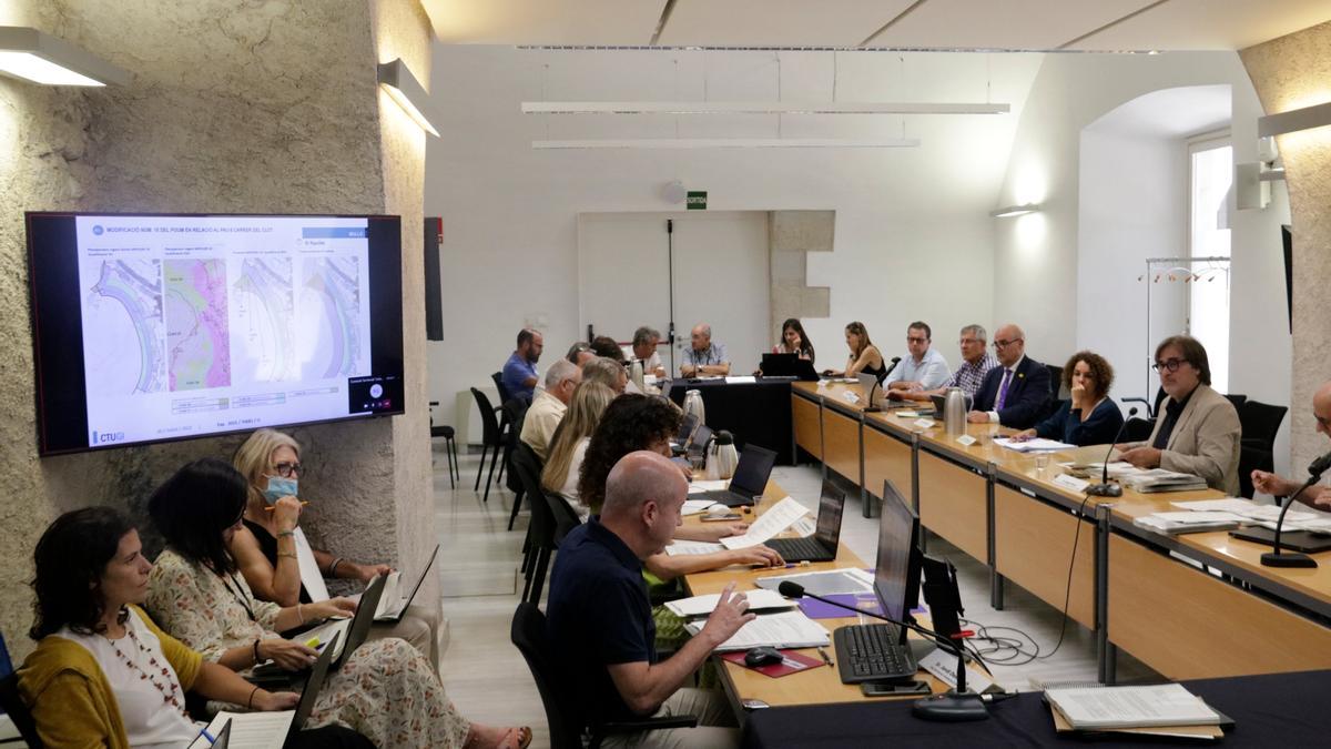 Reunió de la comissió d&#039;Urbanisme de Girona