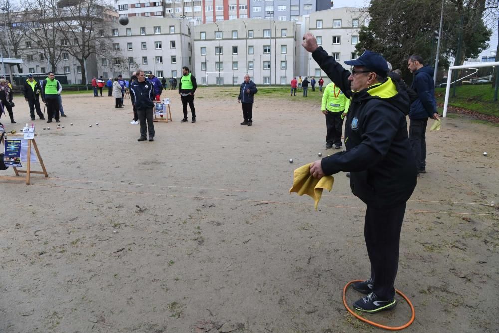 Torneo de petanca, billarda y llave en A Coruña