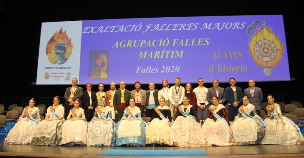 Exaltación de las falleras mayores de la Agrupación del Marítimo