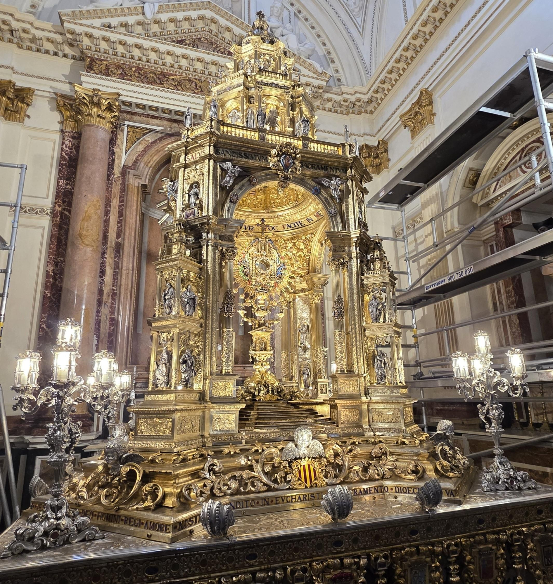 La Custodia exhibe su restauración integral