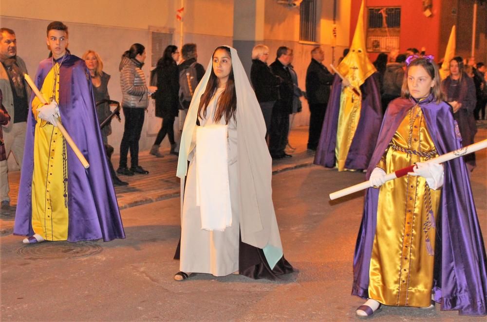 Personajes en la procesión del Cristo de los Afligidos