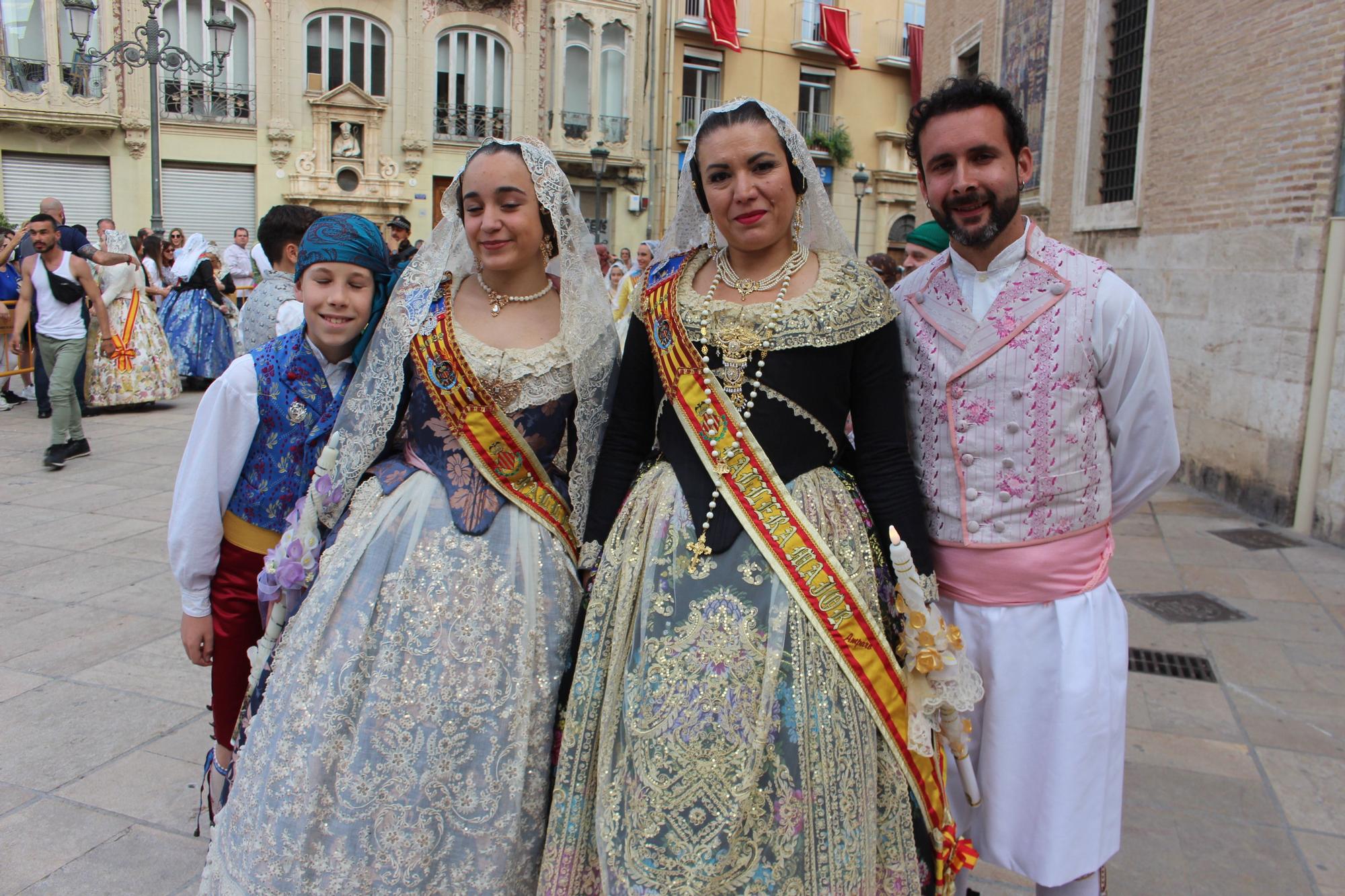 La fuerza de las Fallas en la Procesión de la Virgen (II)