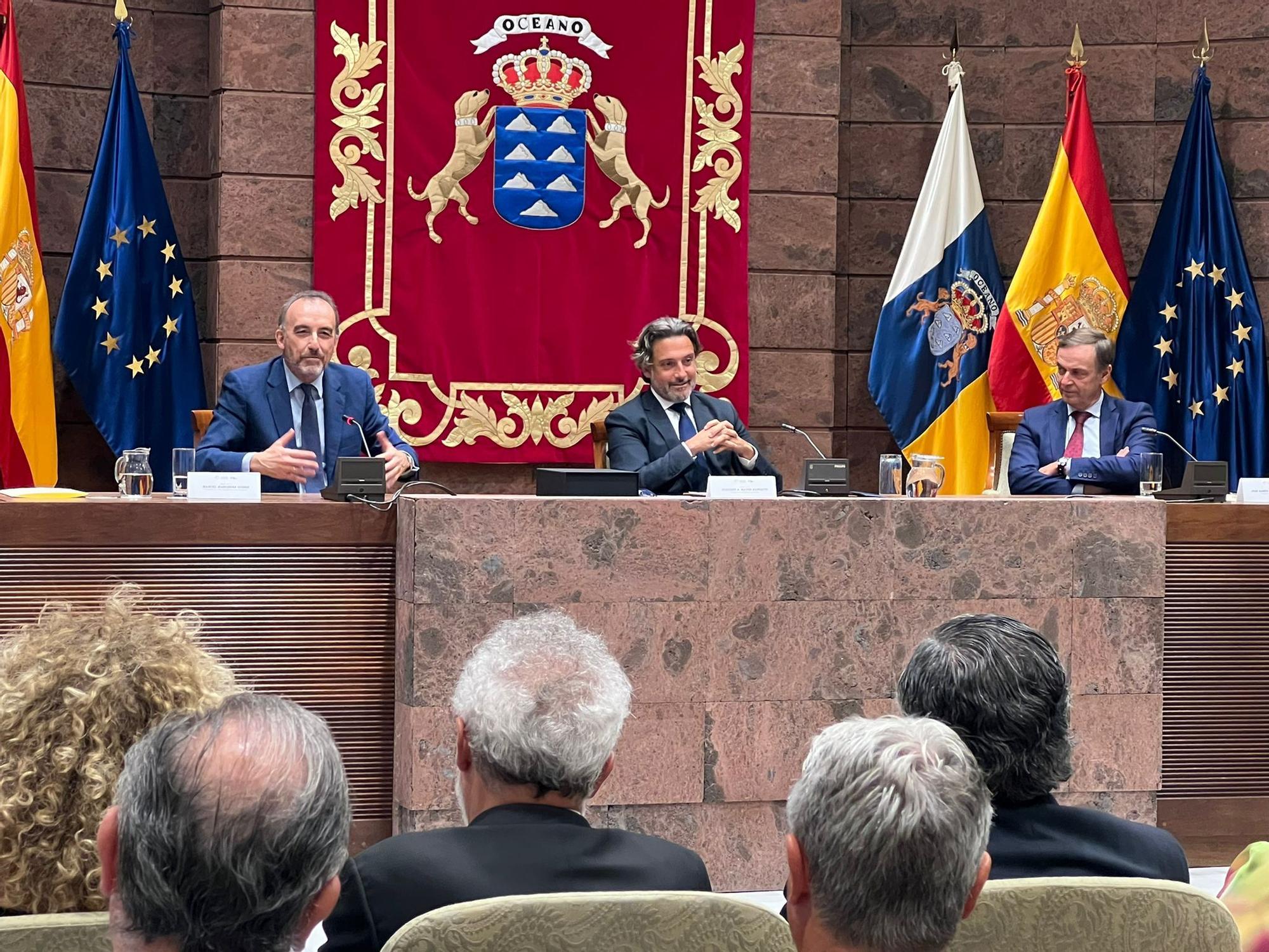 Marchena, durante su conferencia en el Parlamento de Canarias: “Hay que lograr que la Justicia siga siendo humana”