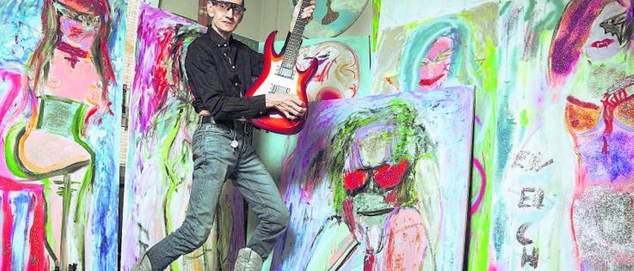 Fabio, en su estudio madrileño. | ALBA VIGARAY