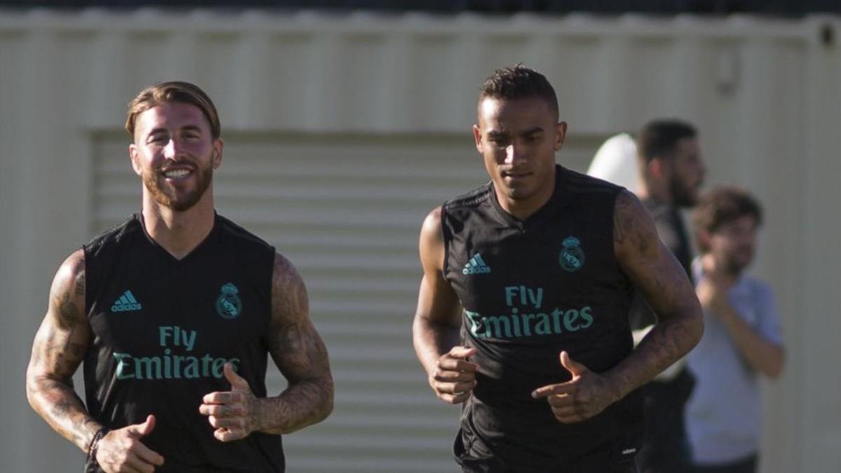 Danilo se entrenó junto a Sergio Ramos