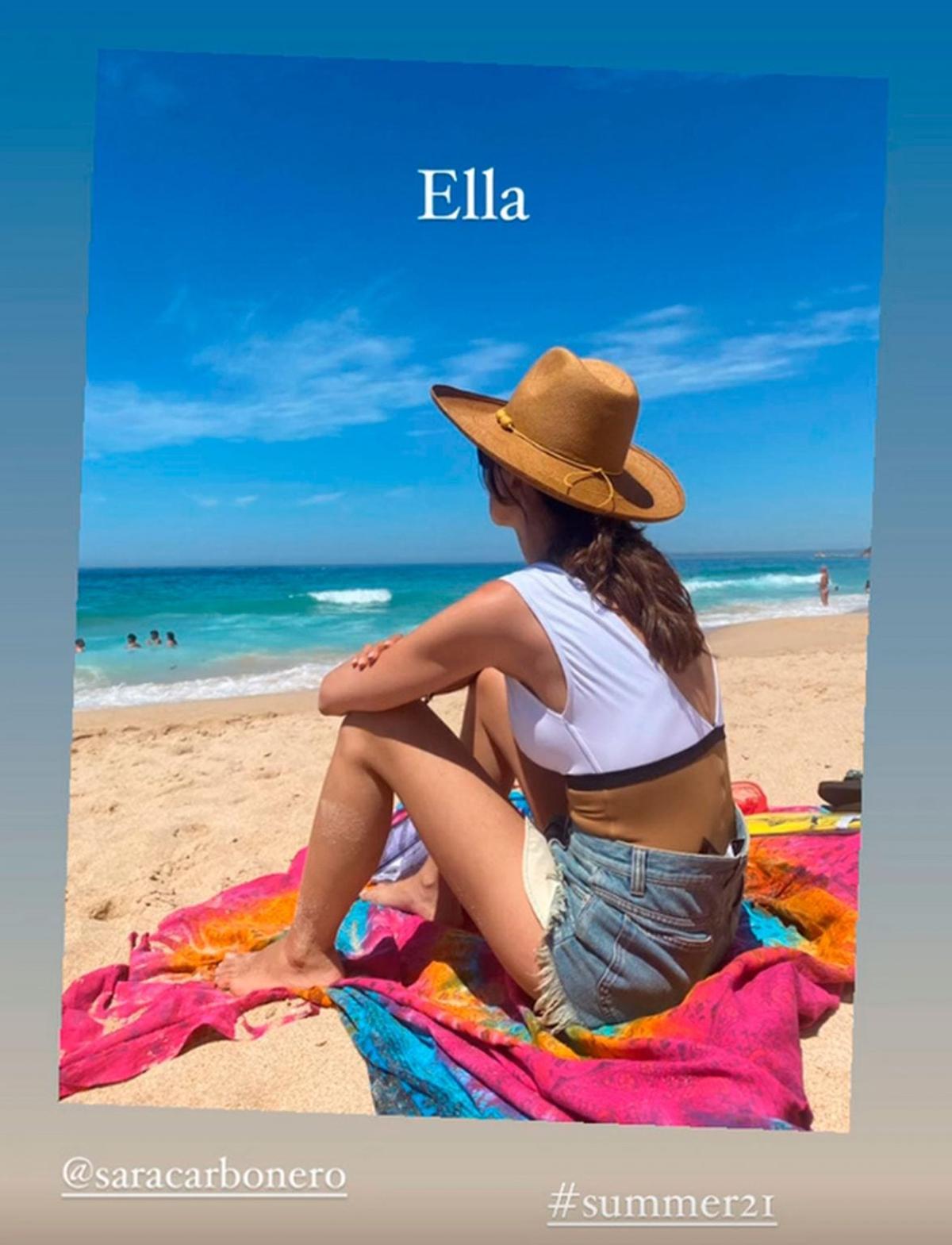 Raquel Perera sube una foto de Sara Carbonero a Instagram Stories