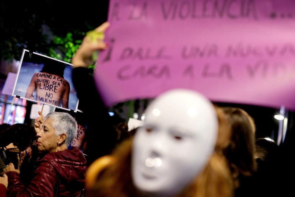 Manifestación contra la violencia machista