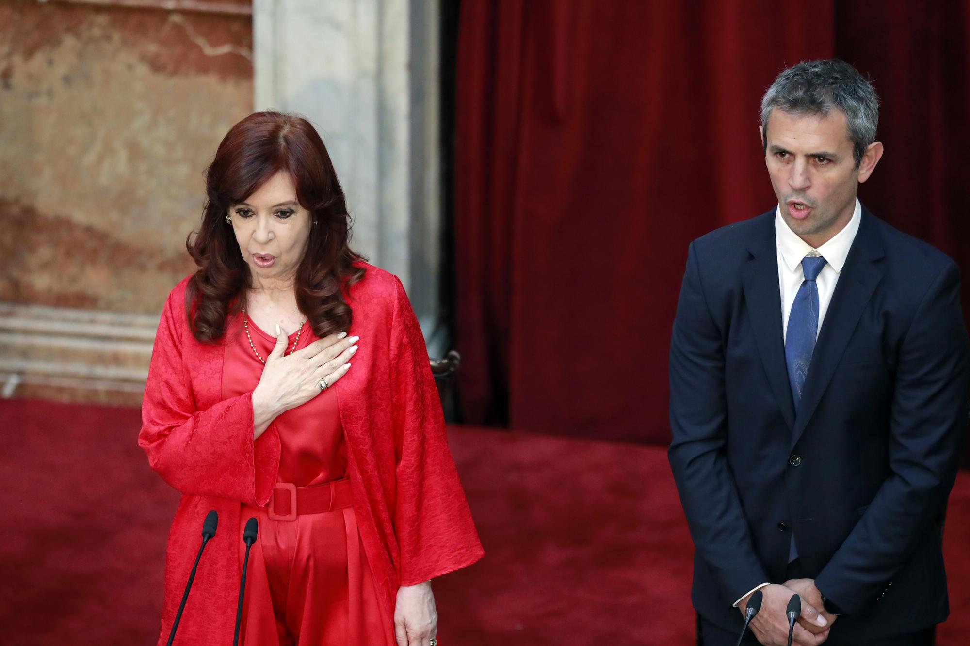 Cristina Fernández abre Asamblea Legislativa con vistas a investidura de Milei