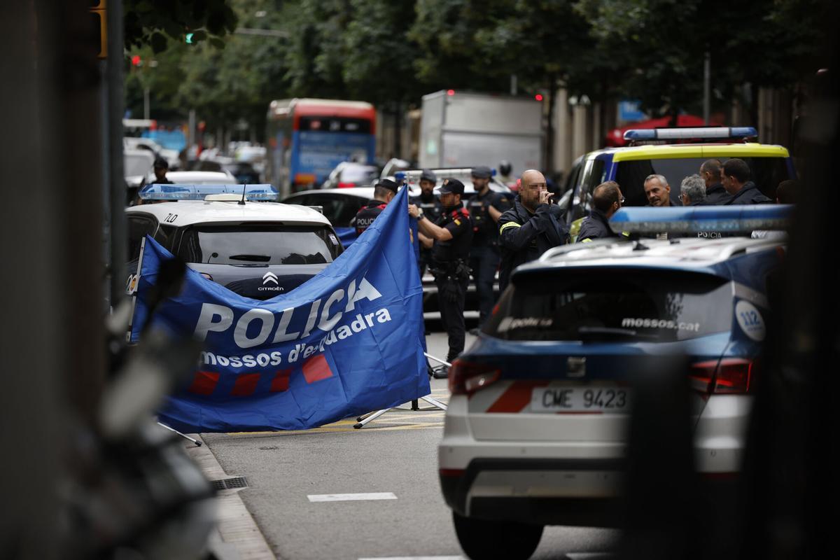 Medidas de seguridad en las calles de Barcelona por la visita del papa León XIV