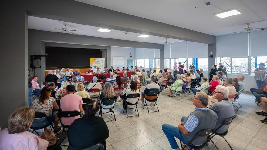 Más de un centenar de vecinos de Sardina participan en una nueva asamblea del Plan de Barrios de Gáldar
