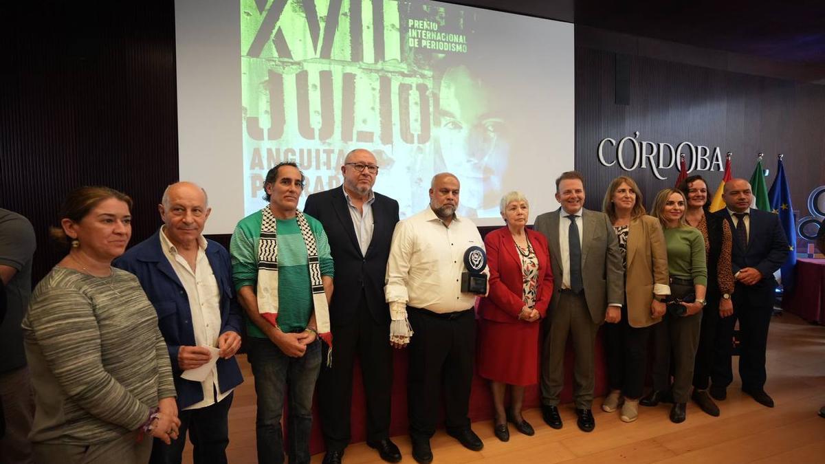 La entrega del 17º Premio de Periodismo Julio Anguita Parrado, en imágenes