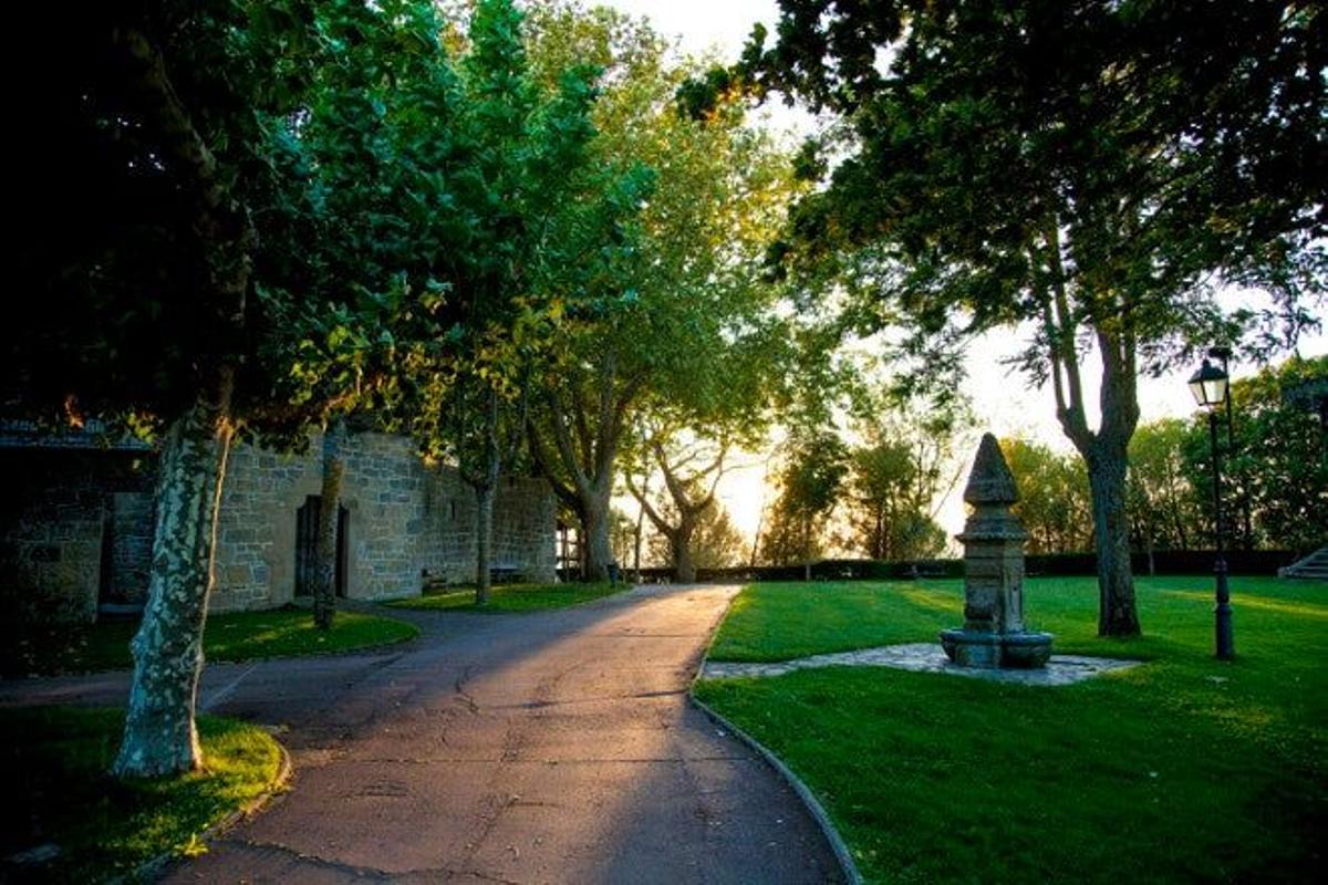 Parque en Laguardia (Álava).