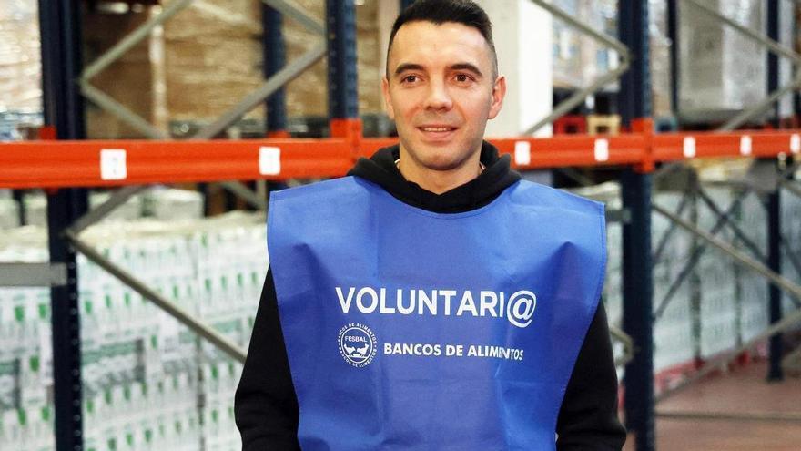 Aspas, a por su gol más solidario: 350.000 kilos de comida