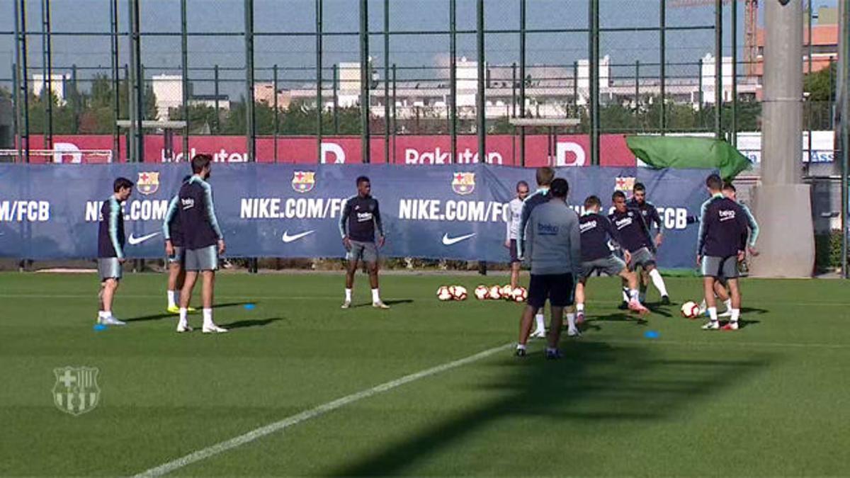 Rakitic se incorpora a los entrenamientos y Valverde sube a Chumi