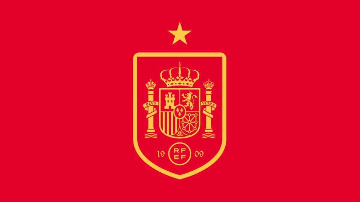 El escudo de la selección española