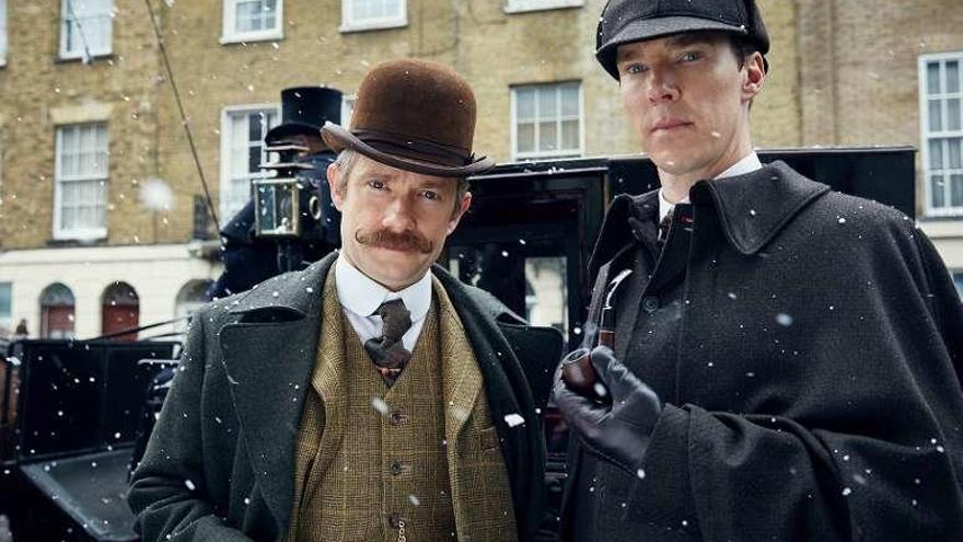 Benedict Cumberbatch y Martin Freeman, en &quot;Sherlock&quot; // TNT