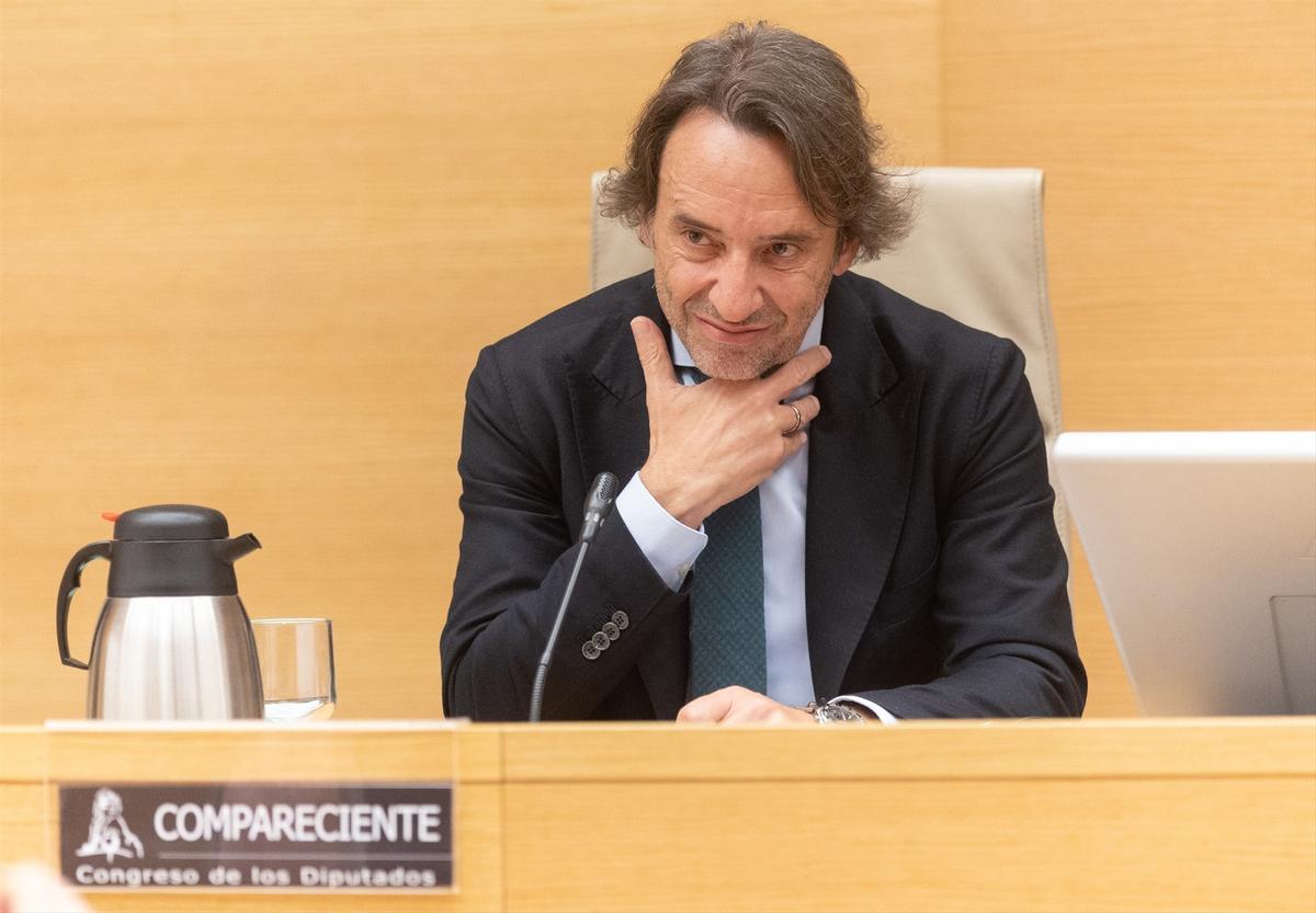 El exsecretario autonómico del Gabinete del President y Comunicación, José Manuel Cuenca Ais, comparece en la comisión de Investigación sobre la DANA.